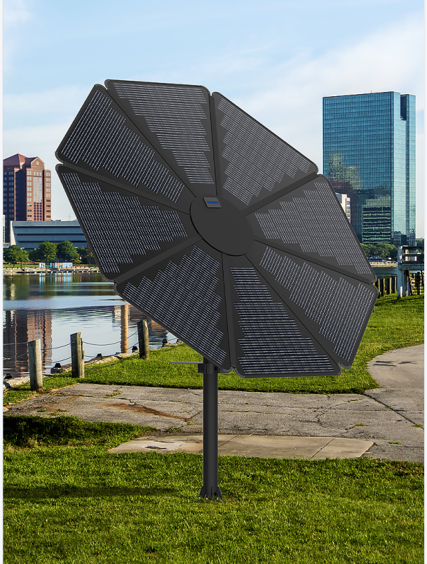 Off-Grid Solar Flower Power Station — Full Home Kit