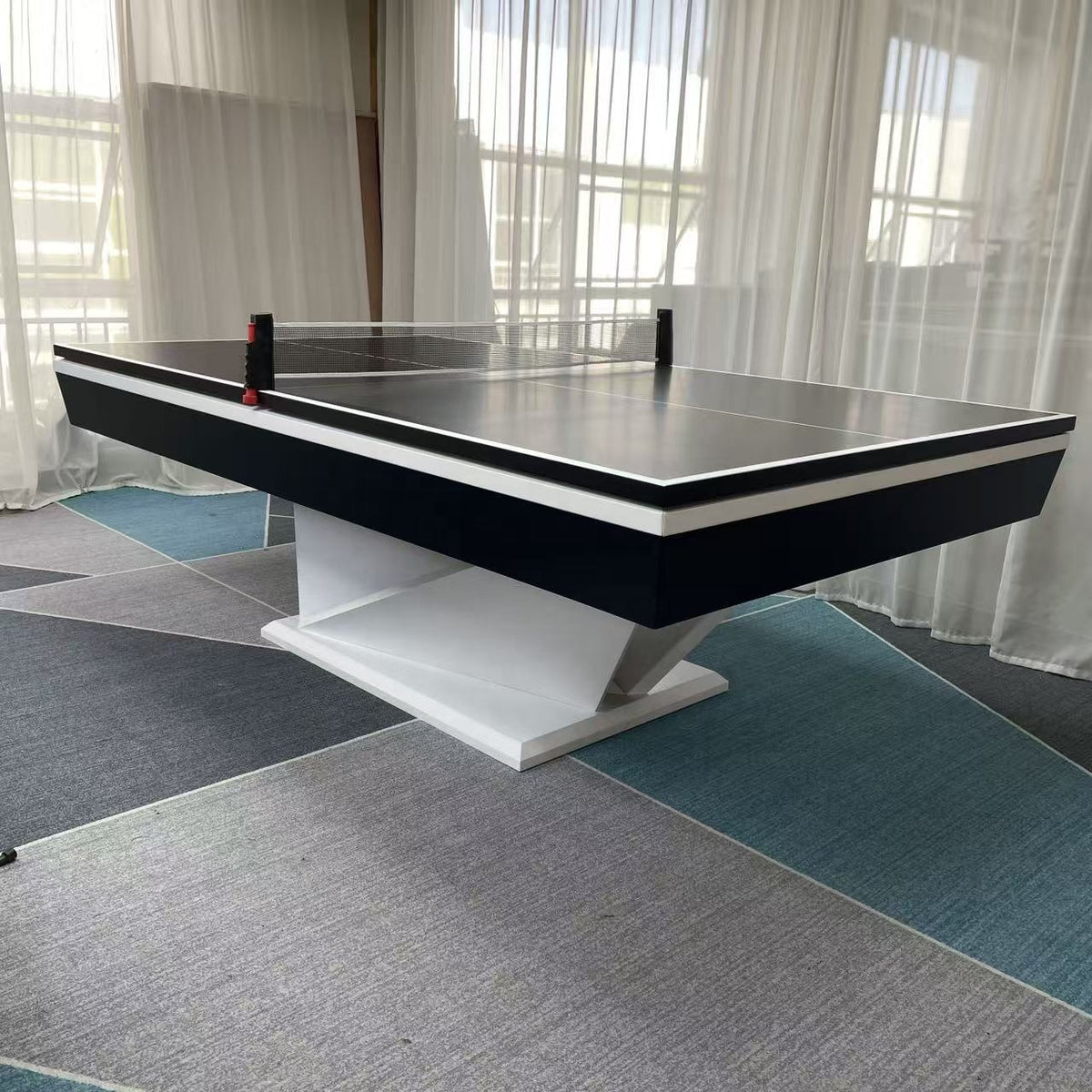 Solid Walnut Slate Pool Table — American 7/8/9 ft