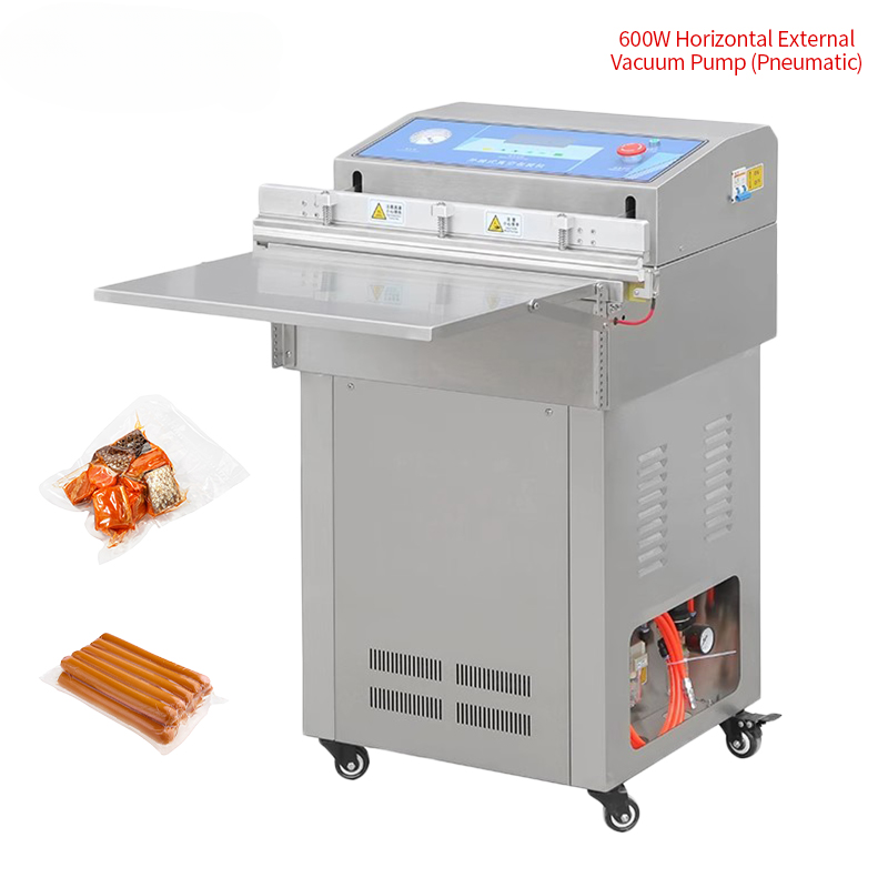 Commercial External Vacuum Sealer — 600W, 600mm Seal Bar