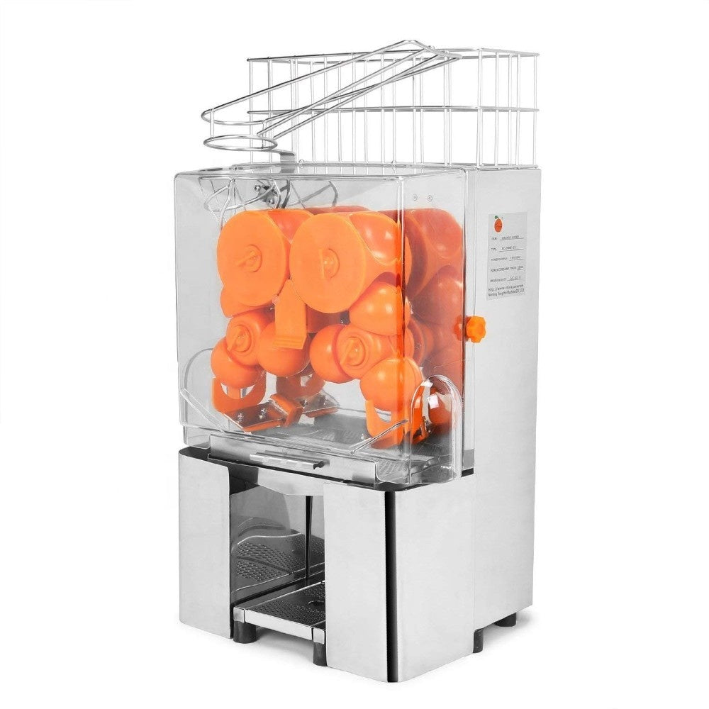 Commercial Automatic Orange Juicer — Stainless Steel Citrus Press