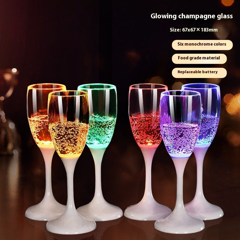 LED Illuminated Cocktail Glass Set (6 Pc.)