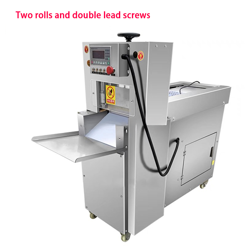 Frozen Meat Roll Cutting Machine — Automatic Beef & Mutton Slicer