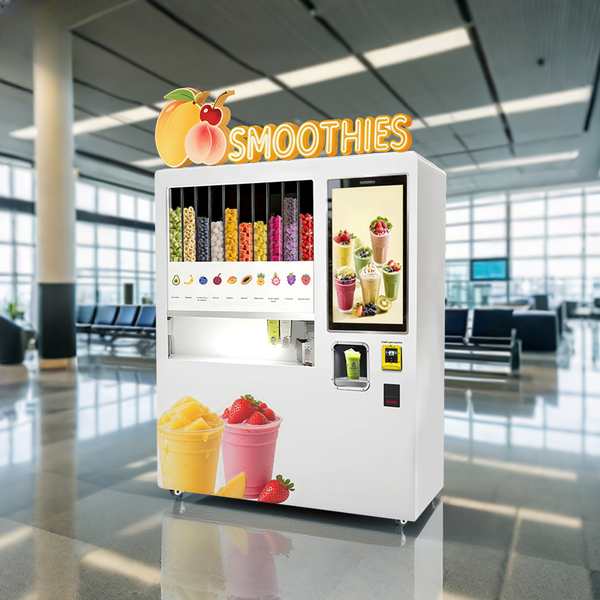 Commercial Frozen Fruit Smoothie Vending Machine — 32" Touchscreen