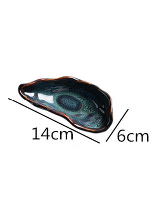 Japanese Porcelain Oyster Plate — Irregular Shape, 3 Sizes, shape Irregular
