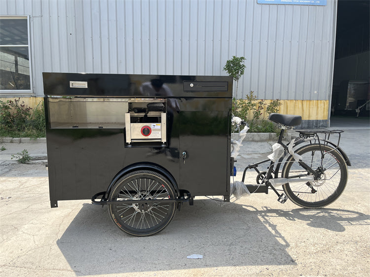 Electric Cargo Tricycle Coffee Bike — Mobile Food Cart