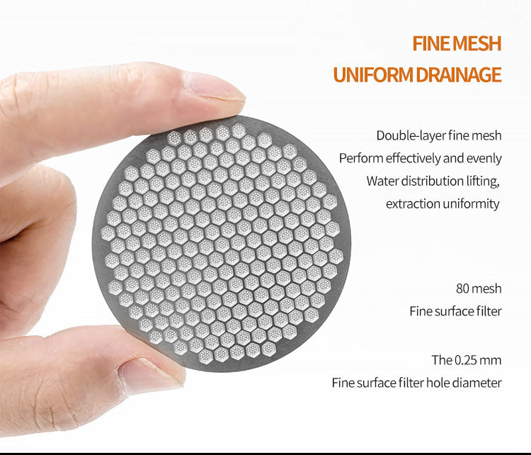 Bottomless Espresso Portafilter Basket — 304 Stainless Steel