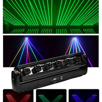 6-Head Moving Head Laser — RGB 6×500 mW with DMX512 image preview