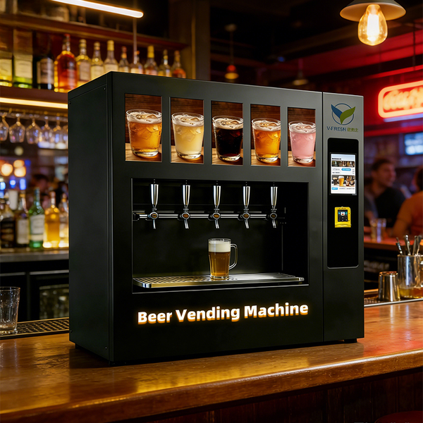 Desktop Beer Vending Machine — Self-Service with Touchscreen