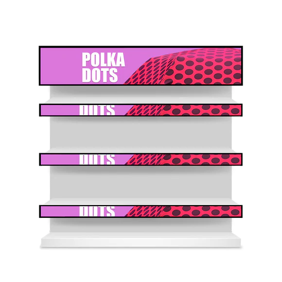 Ultra-Wide Stretch Bar LCD Digital Shelf-Edge Display