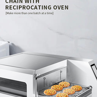 Commercial Electric Reciprocating Chain Baking Oven — Touch Screen image preview