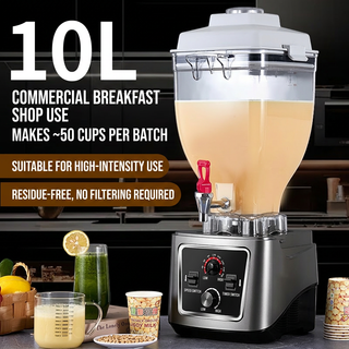 Heavy-Duty Commercial Bar Blender — 8-Blade, Multi-Speed