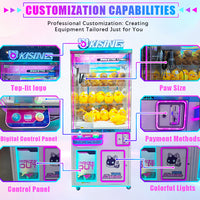 Commercial Claw Machine Prize Vending Cabinet with Bill Acceptor image preview
