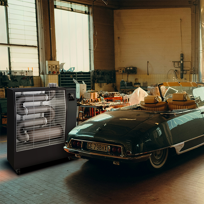 Commercial Diesel Radiant Heater — 13 kW, 50 L Tank