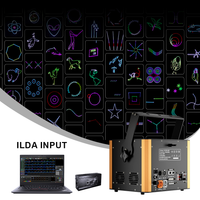 Full-Color 12W RGB Animation Laser Projector — DMX/ILDA image preview