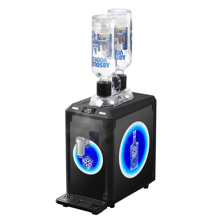 Countertop Liquor Shot Chiller — 2-Bottle, 1L Tank