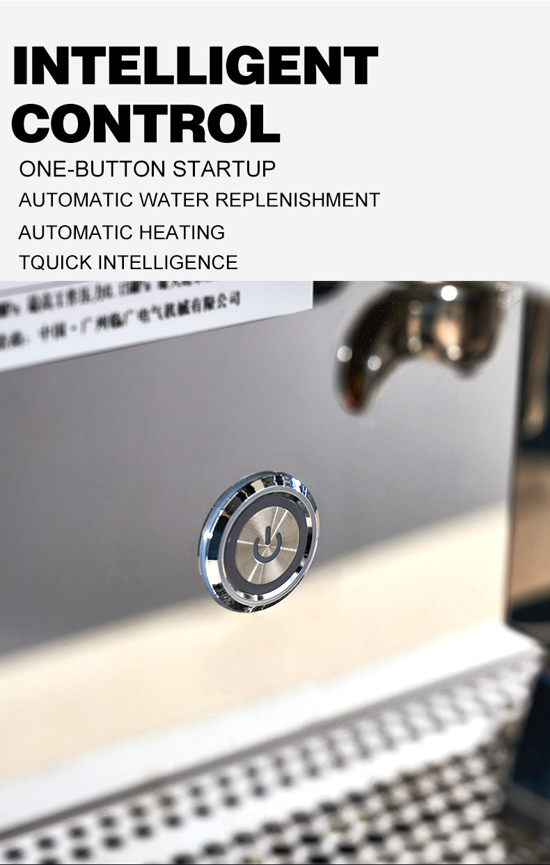 Commercial 3-Group Semi-Automatic Espresso Machine — Heat Exchange