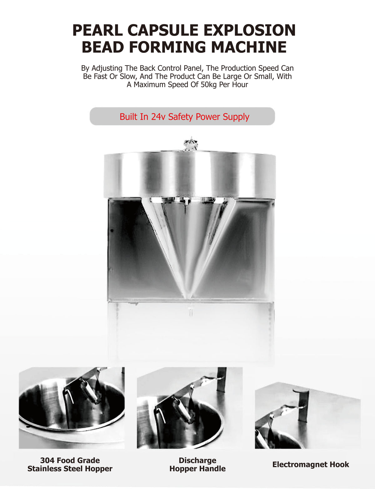 Commercial Popping Boba Pearl Making Machine