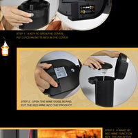 Electric Wine Aerator &amp; Dispenser with Cooling Cup image preview