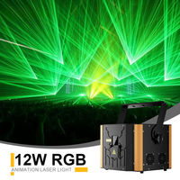 Full-Color 12W RGB Animation Laser Projector — DMX/ILDA image preview