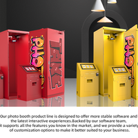 Commercial Selfie Photo Booth Machine — Touchscreen with Instant Print image preview