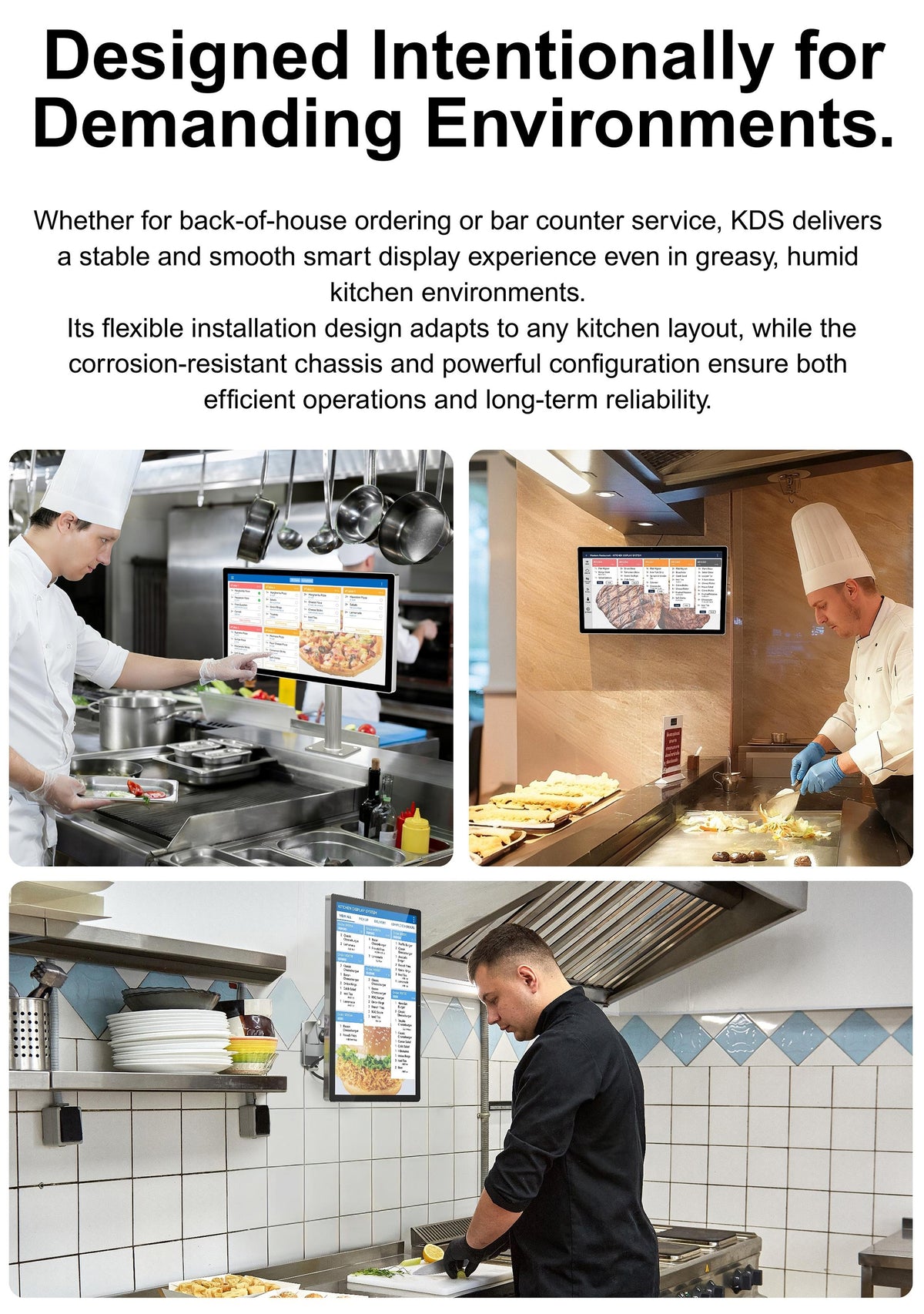 21.5" Android Kitchen Display System (KDS) — IP65 Touchscreen