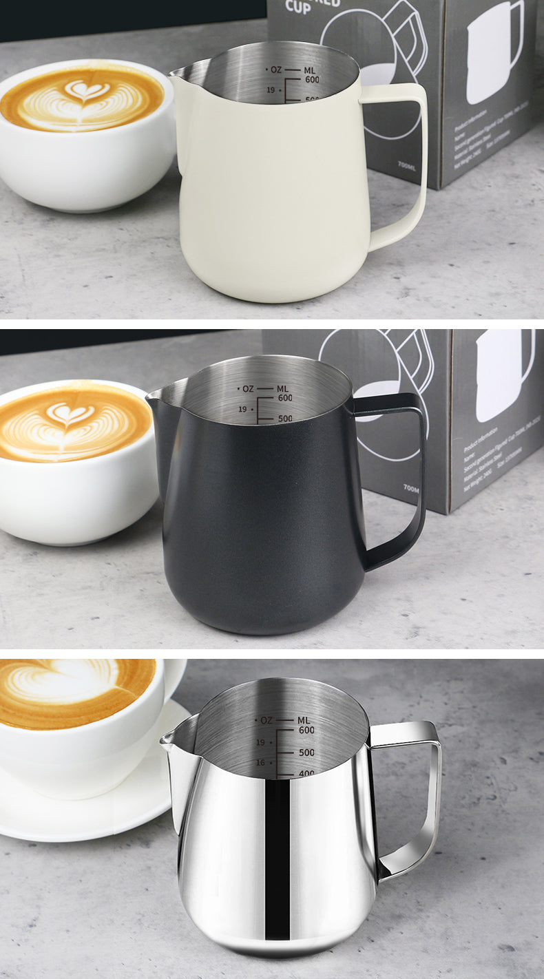 Stainless Steel Milk Frothing Pitcher — 700 ml