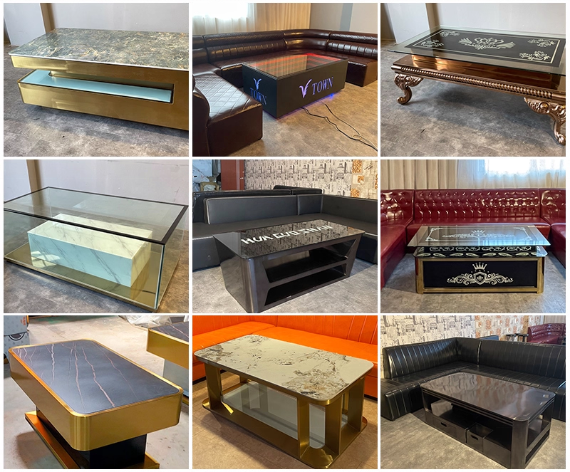 LED Infinity Mirror Bar Table for Nightclubs & Lounges