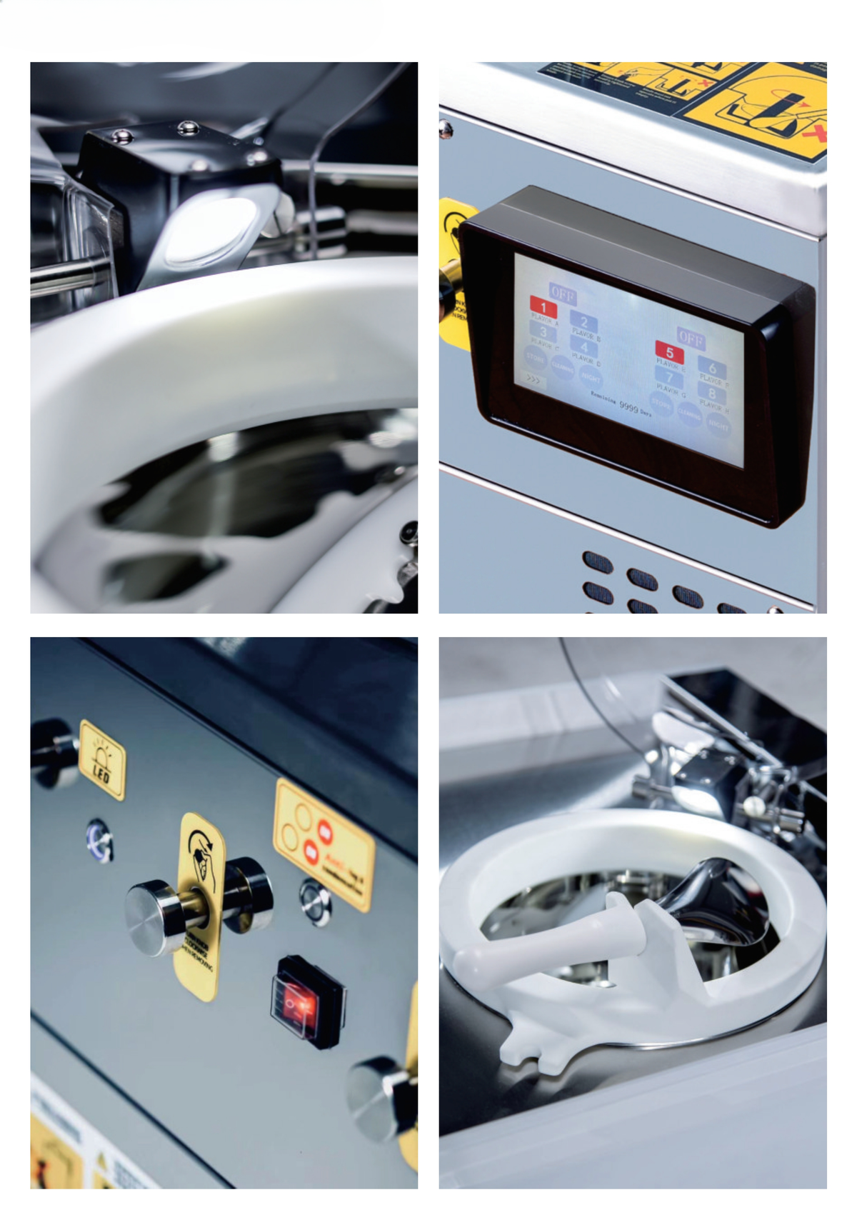 All-in-One Gelato & Ice Cream Machine — Displayable Churning Freezer