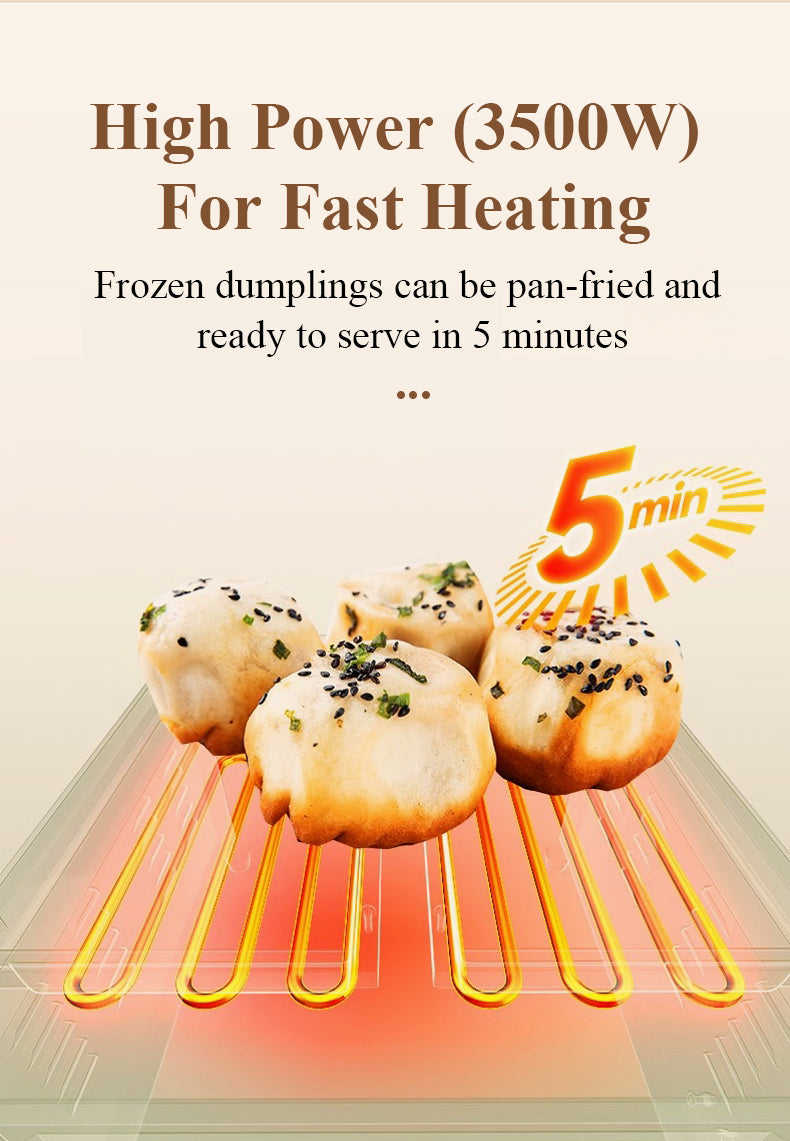 Commercial Electric Dumpling Fryer — Automatic Gyoza & Potsticker Cooker
