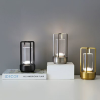 Cordless Rechargeable LED Table Lamp — Touch Dimmable, Aluminum image preview
