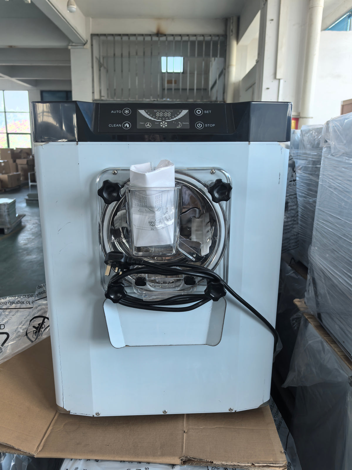 Commercial Hard Ice Cream Batch Freezer — Gelato Machine
