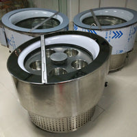 Commercial Rotary Ice Cream Display Freezer — Round Barrel Showcase image preview
