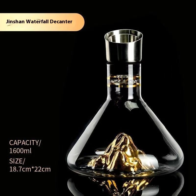 Premium Waterfall Wine Decanter Collection