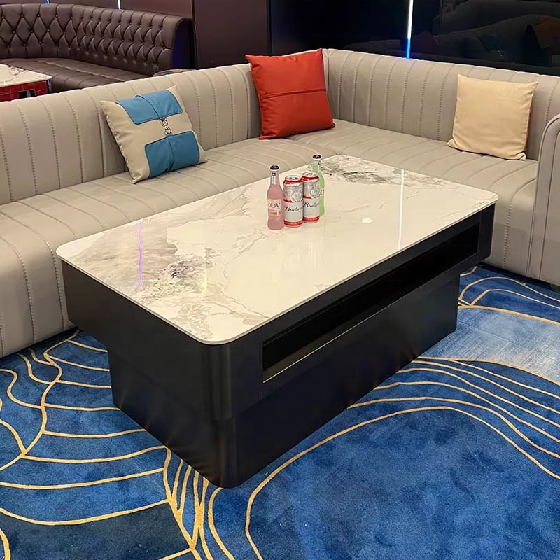 LED Infinity Mirror Bar Table for Nightclubs & Lounges