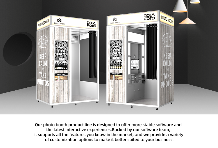Self-Service Photo Booth Kiosk — Instant Print