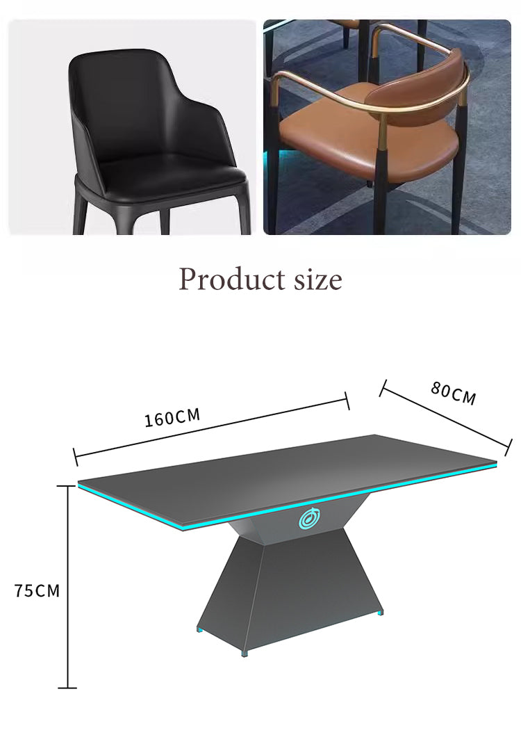 Modern Bar Furniture Set — Cross-Back Chairs & Wood-Top Tables