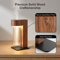 Cordless Wooden Aroma Diffuser Night Light — Motion Sensor image preview