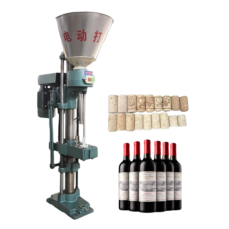 Semi-Automatic Wine Corking & Capping Machine