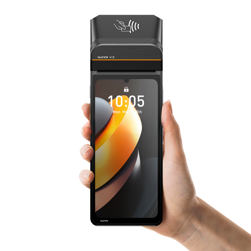 Handheld Android Mobile POS Terminal with Built-In Thermal Printer