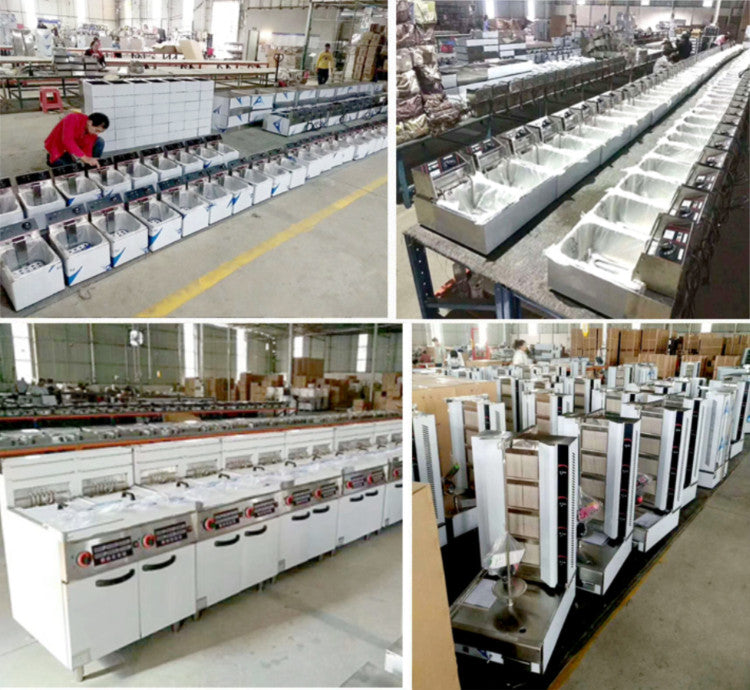 Commercial Gas Doner Kebab & Shawarma Machine — 4-Burner Rotary