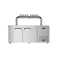 Commercial Draft Beer Kegerator — Dual Cooling, 2–12 Tap image preview