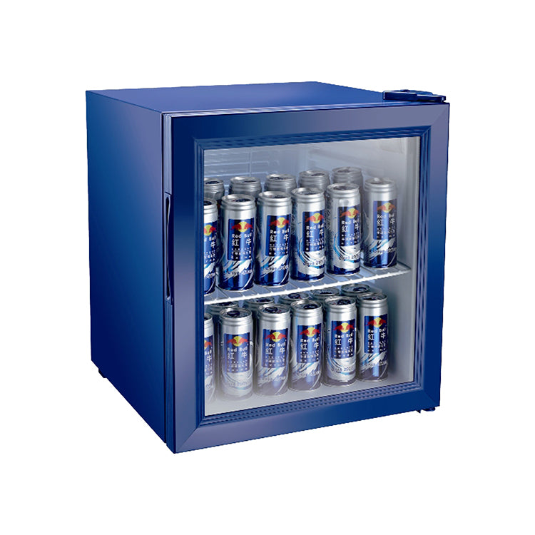 Transparent-Display Beverage Cooler — Digital Door Merchandiser