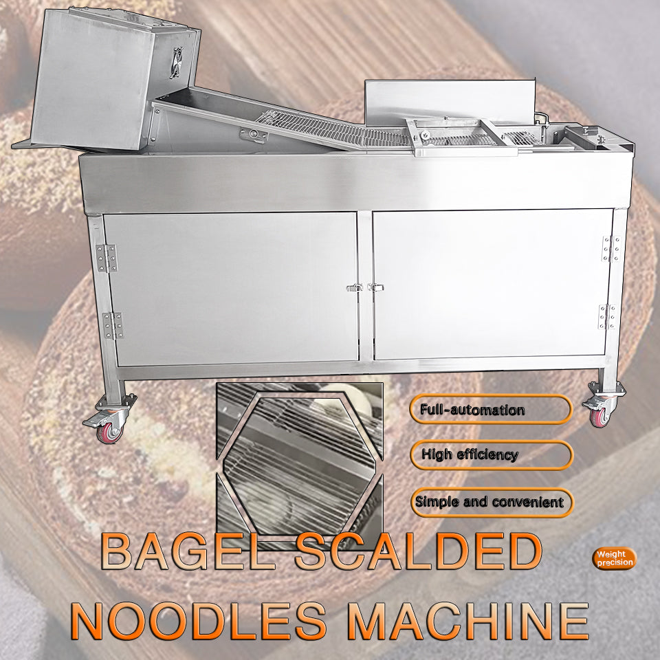 Automatic Bagel Boiling & Frying Machine — Electric