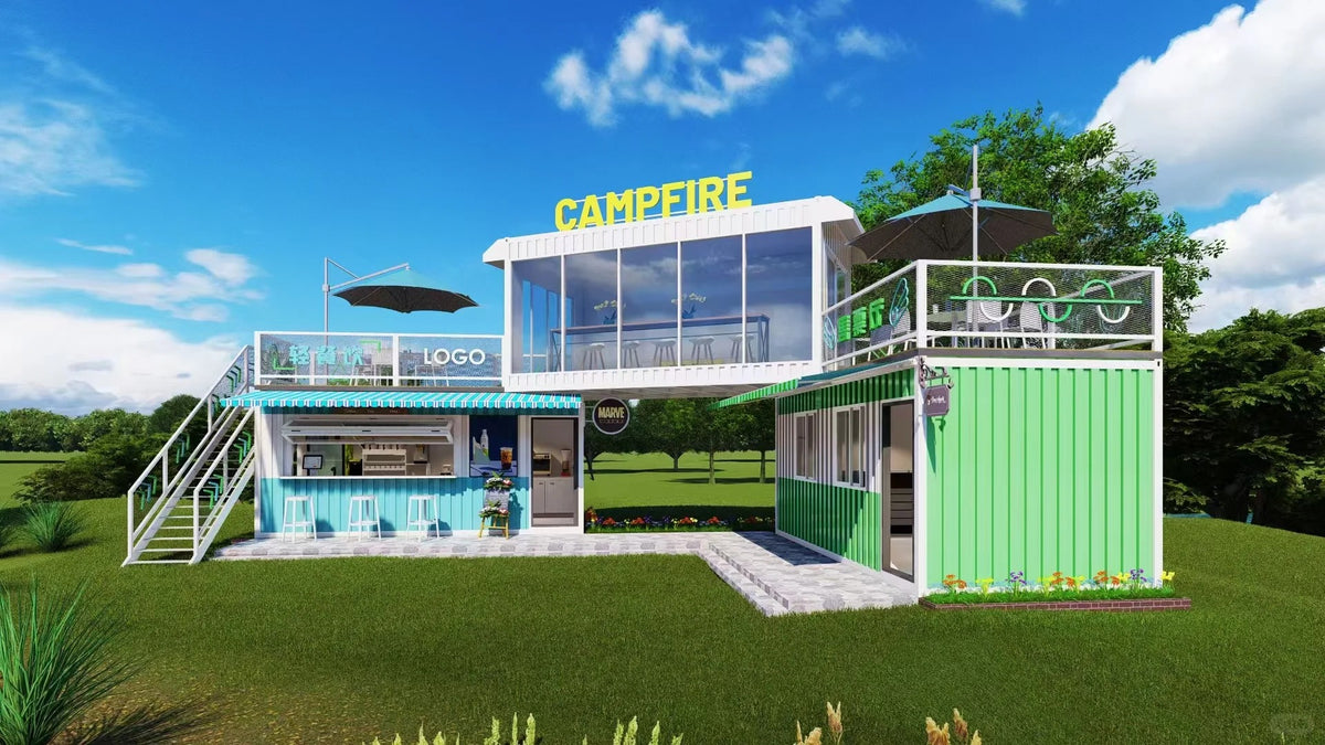 Modular Container House — Insulated Steel Prefab Cabin (20/40 ft)
