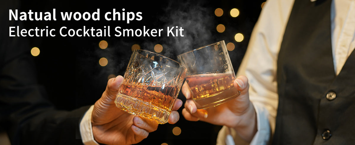 Electric Cocktail Smoker Kit — USB Rechargeable