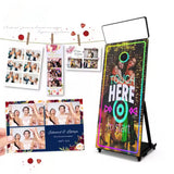 Magic Mirror Photo Booth with Camera, Flash & Printer