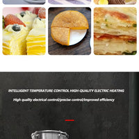 Commercial Electric Crepe Maker — Adjustable 3–14 in image preview