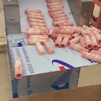 Frozen Meat Roll Cutting Machine — Automatic Beef &amp; Mutton Slicer image preview