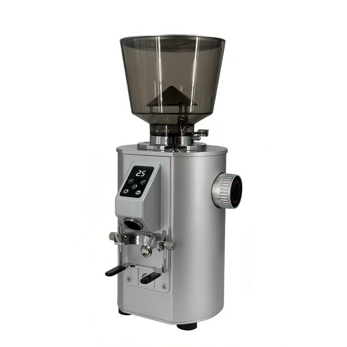 Commercial Electric Coffee Grinder — 64mm Flat Burr, Stepless Adjustment