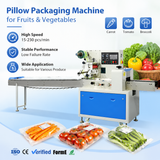 Automatic Pillow-Pack Flow Wrapping Machine